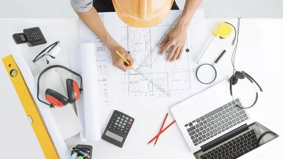 Analisi tecnica su planimetrie e strumenti di rilievo in cantiere